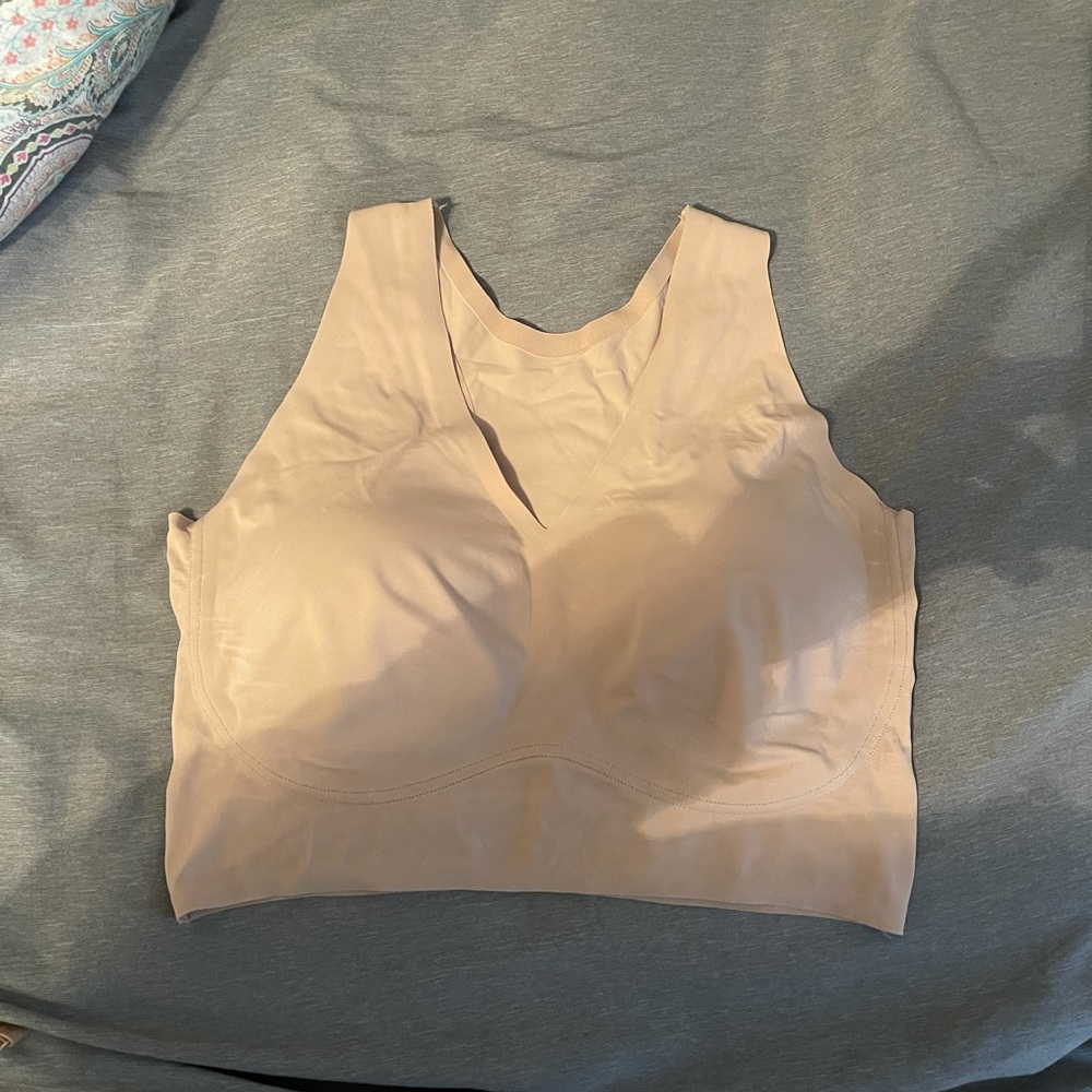True and Co padded racer back bra